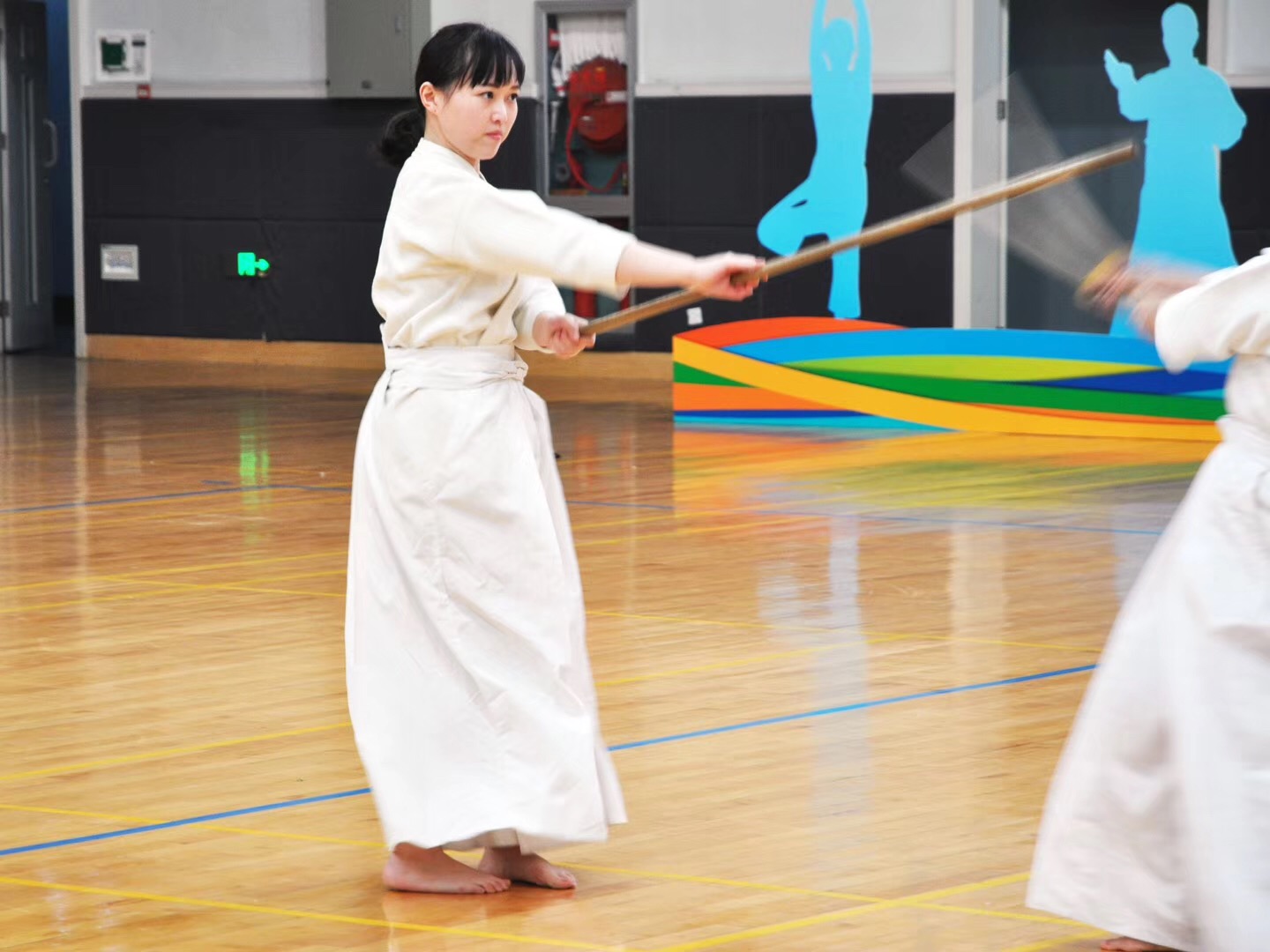 剑道作为首个体育社团节嘉年华活动开幕式表演项目